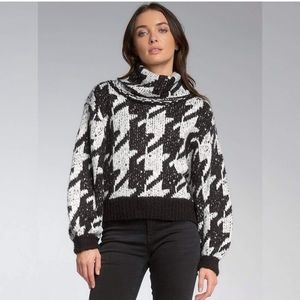 Elan Chunky Cowl Neck Balloon Slouch Sleeves Sweater Women’s Size S